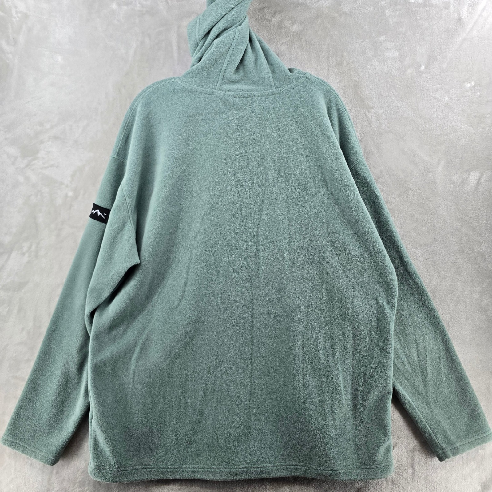 Dope Snow Cozy Ii Fleece Hood Men Xl Faded Green Pullover Hoodie — image 6 of 6